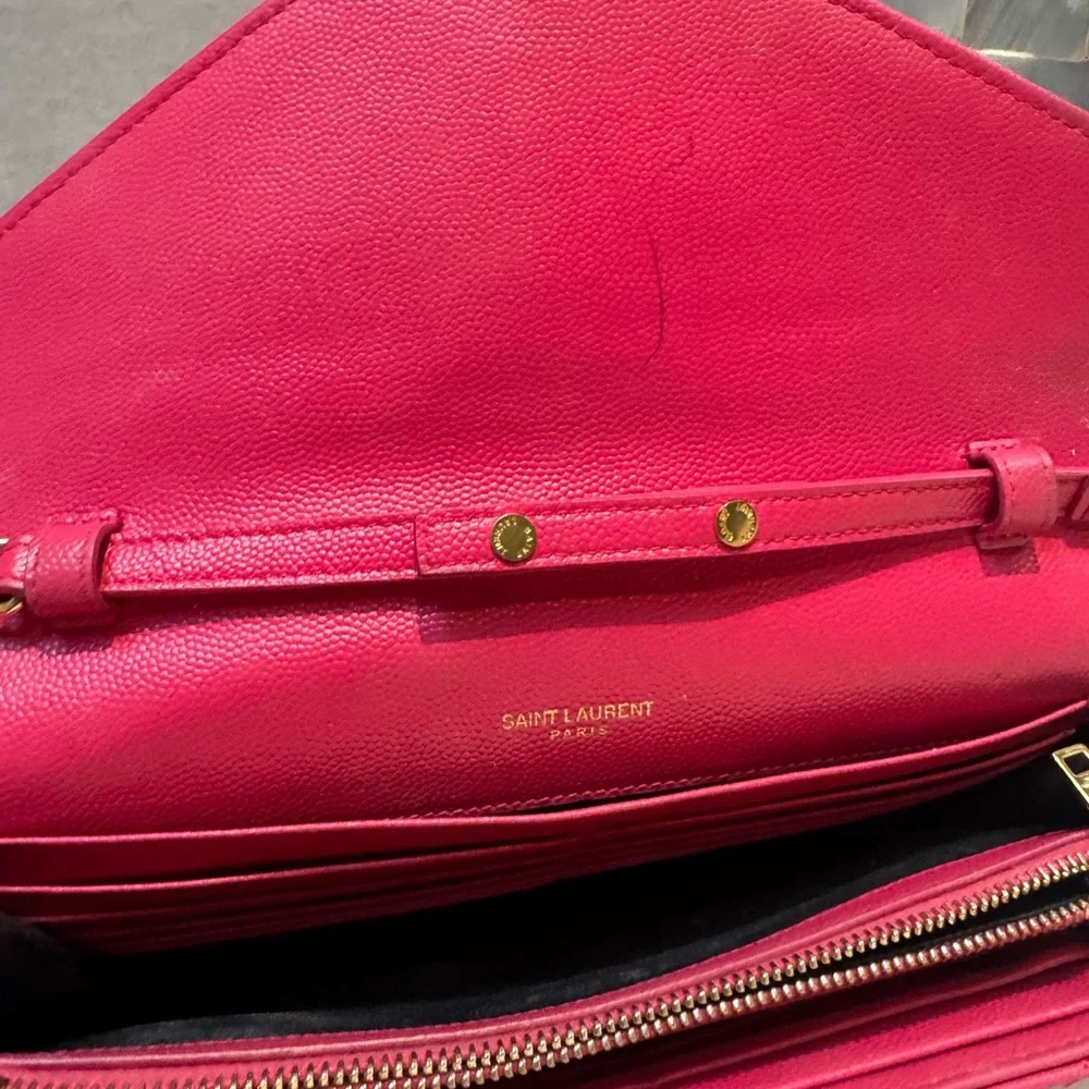 Yves Saint Laurent Fuchsia Crossbody Bag - Picture 5 of 9